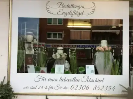 Foto von Bestattungen Engelsflügel Lünen Tag und Nacht erreichbar Ihr Bestatter mit Herz