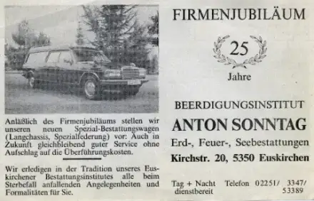 Foto von Bestattungen Sonntag