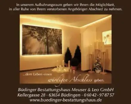 Foto von Büdinger Bestattungshaus Meuser & Leo GmbH