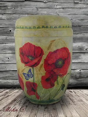 Foto von Gestaltete Urnen und Särge