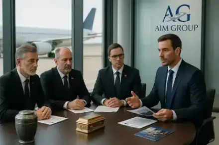 Foto von Urnenversand weltweit | Urnenlogistik ins Ausland | AIM Group